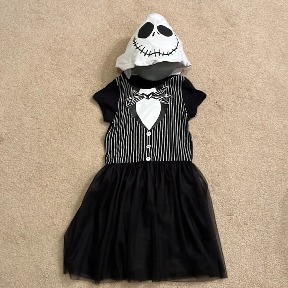 Disney Nightmare Before Christmas Costume, FREE doll, size 10/12 - Picture 2 of 10